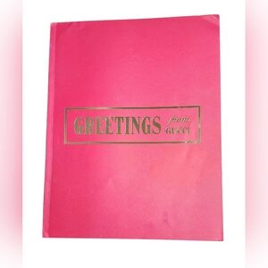NWOY Gucci GIFT Paper Wrapper Various Designs
